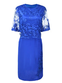 <tc>Midi φορεμα BERNICE μπλε</tc>