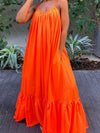 <tc>Maxi φορεμα  GENNA πορτοκαλί</tc>