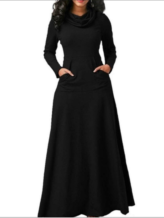 <tc>Maxi φορεμα CELESTYNA μαύρο</tc>