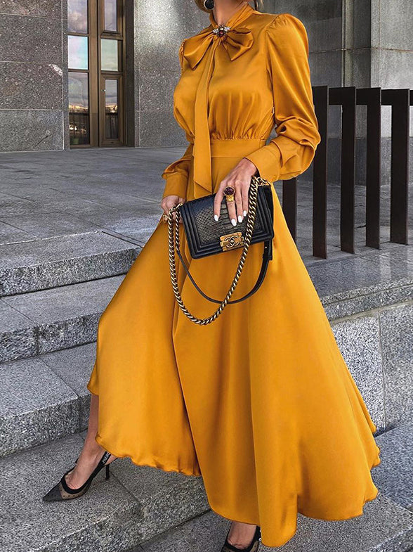 <tc>Maxi φορεμα DIELLA  κιτρινο</tc>