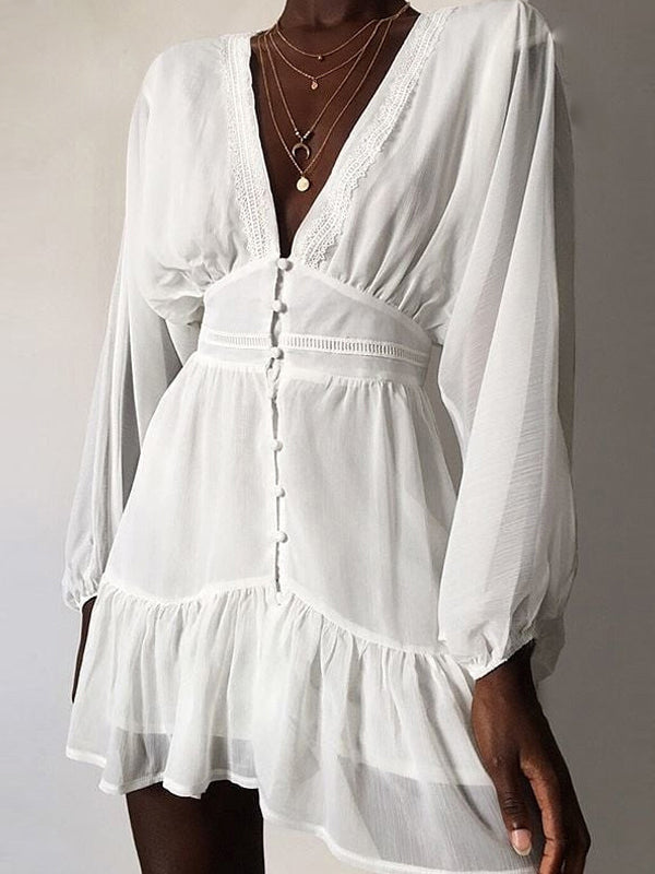 <tc>Mini φορεμα  BERNIE λευκό</tc>