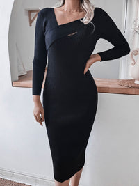<tc>Midi φορεμα MARLY μαύρο</tc>