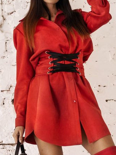 ELEGANT DRESS CLOVER red