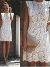 <tc>Mini φορεμα JANITH λευκο</tc>