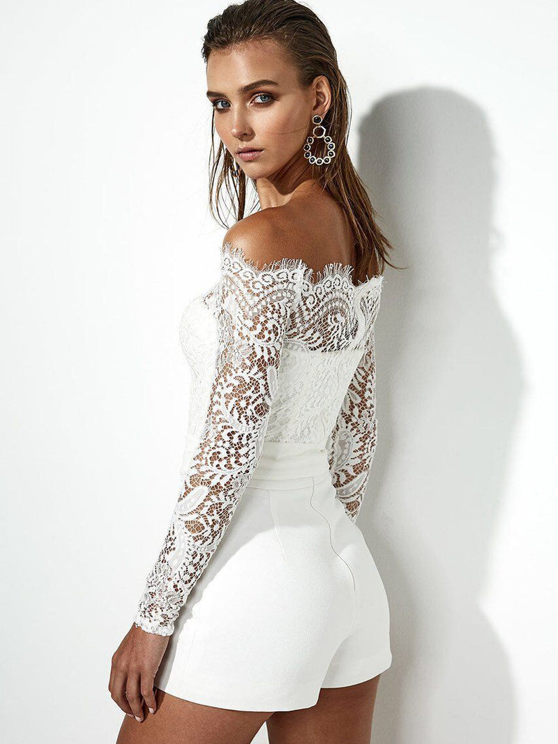 <tc>Mini ολοσωμη φορμα JEWLIETT λευκο</tc>