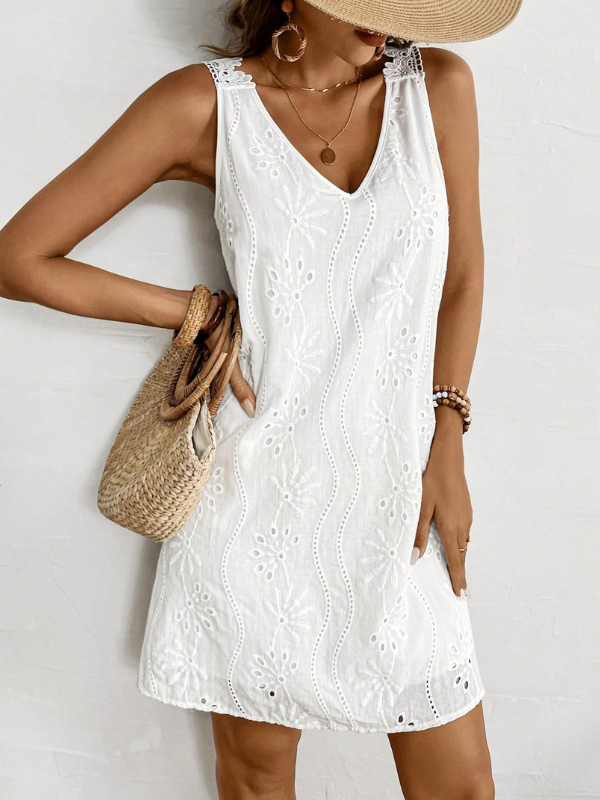 MINI DRESS FERLINA white