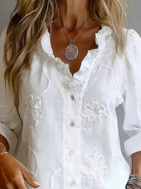 ELEGANT BLOUSE ZARITA white