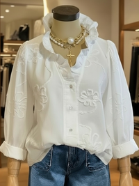 ELEGANT BLOUSE ZARITA white