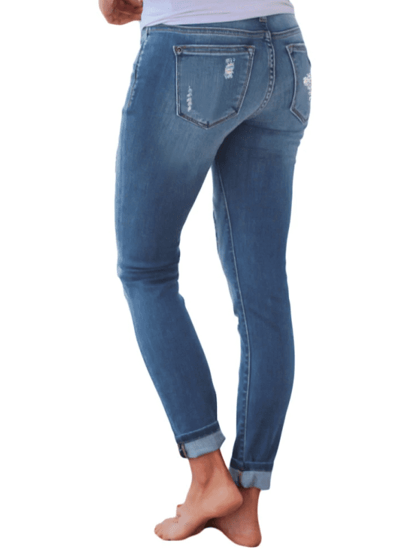 <tc>Παντελονι jeans  ELAINA μπλε</tc>