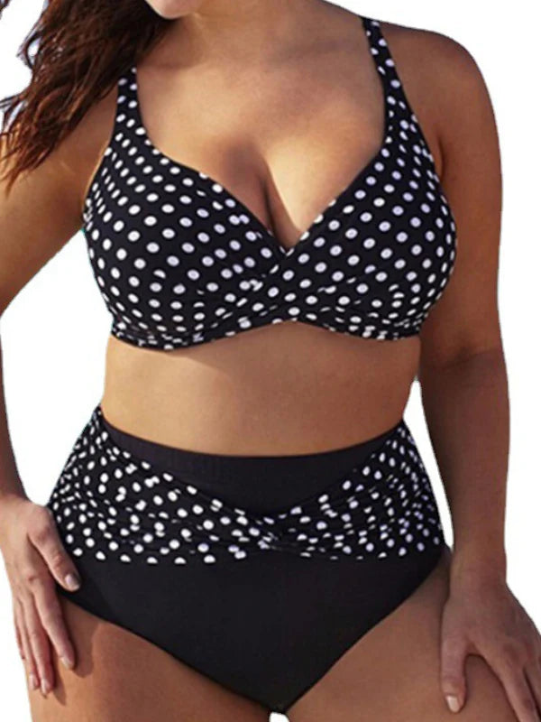 PLUS SIZE ΜΠΙΚΙΝΙ DANELLA μαύρο