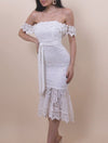 <tc>Midi φορεμα  JULIA λευκο</tc>