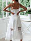 <tc>Midi  φορεμα  KINDI λευκό</tc>