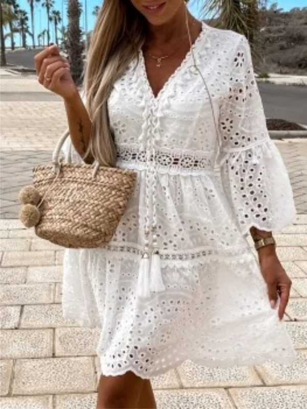<tc>Mini φορεμα VINCENZIA λευκό</tc>