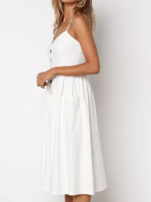 <tc>Midi φορεμα VINESHA λευκό</tc>
