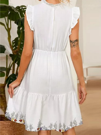 <tc>Midi φορεμα MALVIE λευκό</tc>