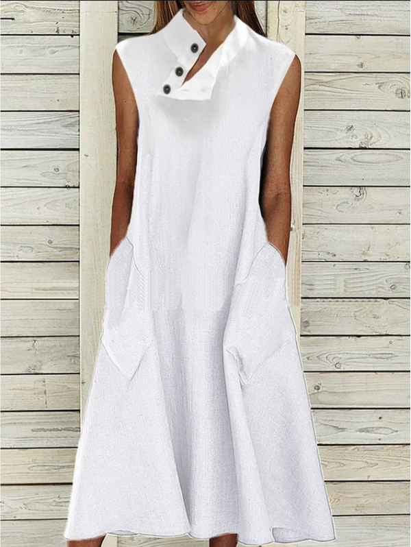 <tc>Midi φορεμα AVANNI λευκό</tc>