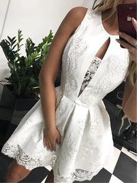 <tc>Mini φορεμα FELICITI λευκό</tc>