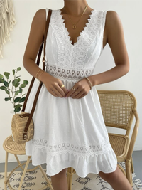<tc>Mini φορεμα FENMORE λευκό</tc>