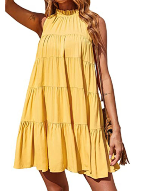 <tc>Mini φορεμα MANETTE κίτρινο</tc>