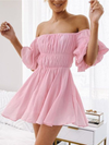 <tc>Mini φορεμα GENISIA  ροζ</tc>