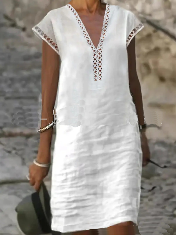 <tc>Mini φορεμα FEODOSIA λευκό</tc>