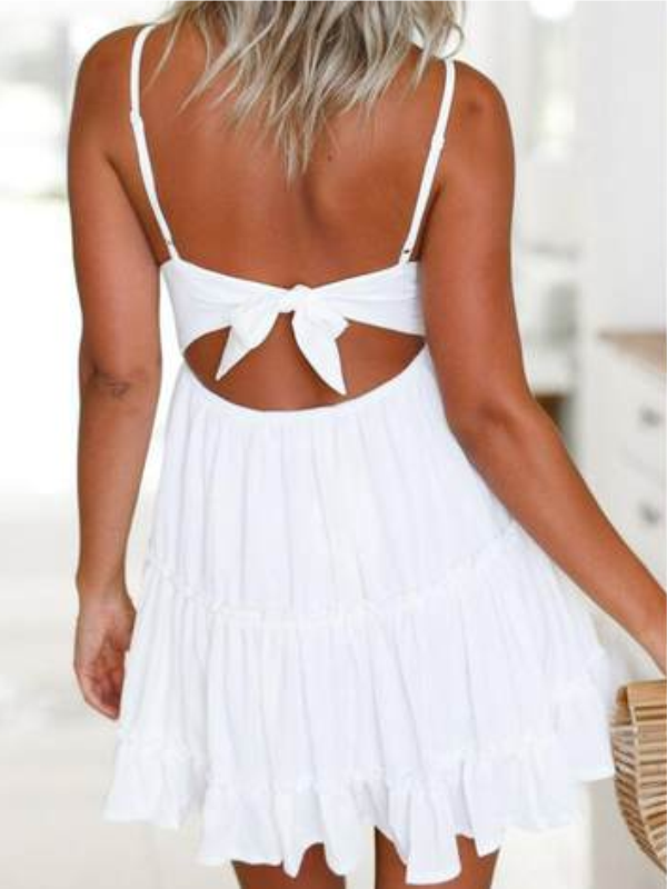 <tc>Mini φορεμα  TANEIKA λευκό</tc>