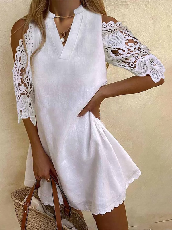 <tc>Mini φορεμα  ZARELA λευκό</tc>