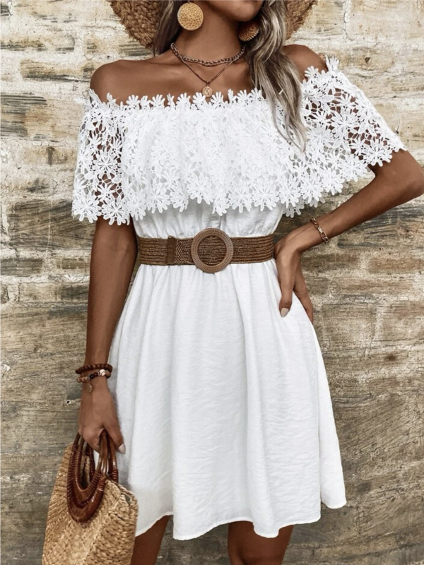 <tc>Mini φορεμα MILINDA λευκό</tc>