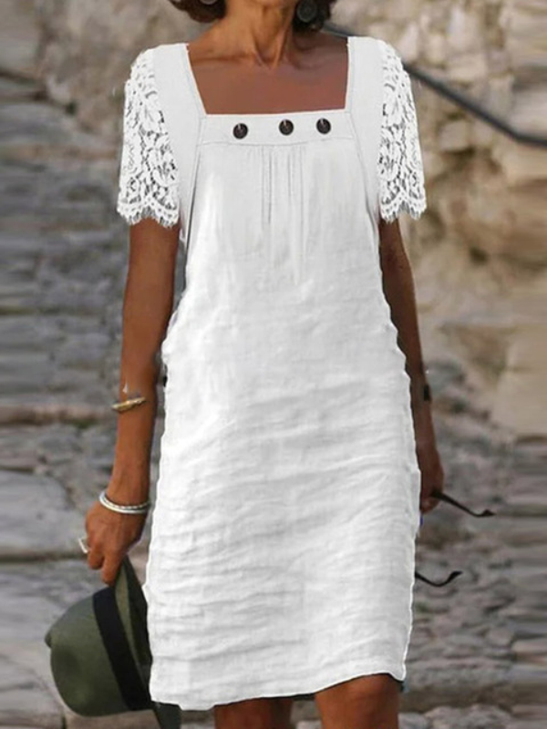 <tc>Mini φορεμα TERRIONA λευκό</tc>