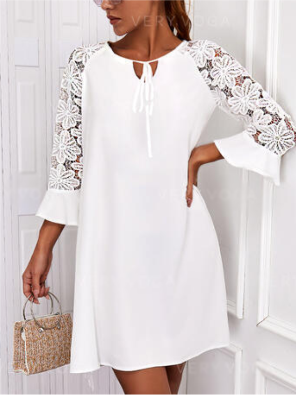 <tc>Mini φορεμα KALINIA λευκό</tc>