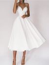 <tc>Midi φορεμα ALEFTI λευκό</tc>