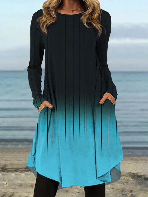<tc>Mini φορεμα MYRIAN μαύρο/μπλε</tc>