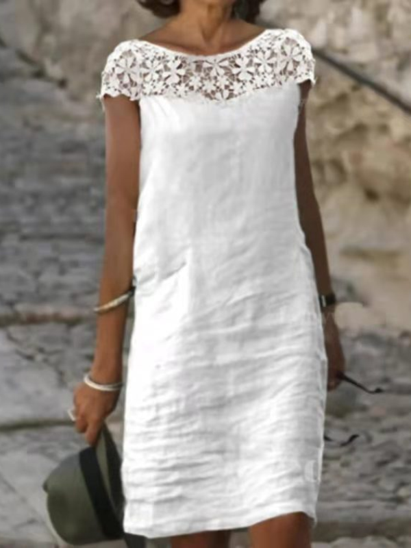 <tc>Mini φορεμα TIMBER λευκό</tc>