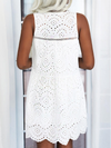 <tc>Mini φορεμα NALDA λευκό</tc>