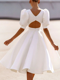 <tc>Midi φορεμα NALLELI λευκό</tc>