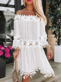 <tc>Mini φορεμα SHARINA λευκό</tc>