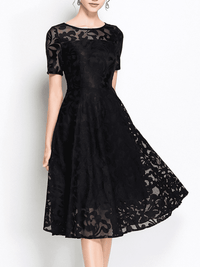 <tc>Midi φορεμα ORLANDA μαύρο</tc>