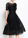<tc>Midi φορεμα ORLANDA μαύρο</tc>