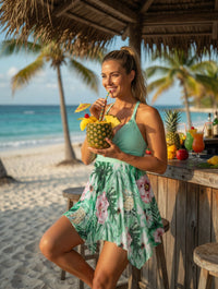 <tc>TANKINI JACINDA σκούρο μπλε και μαύρο </tc>