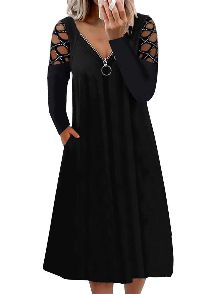 <tc>Midi φορεμα KARRY μαύρο</tc>