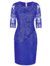<tc>Midi φορεμα VIRGINO μπλε</tc>