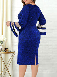 <tc>Midi φορεμα MYRTLE μπλε</tc>