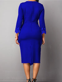 <tc>Midi φορεμα NANCEE μπλε</tc>