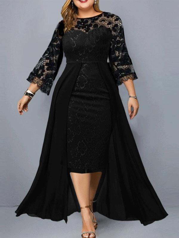 <tc>Midi φορεμα  ISMENIA μαύρο</tc>