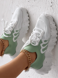 <tc>Sneakers ZABBY λευκό/πράσινο</tc>