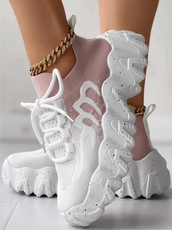 <tc>Sneakers ZABBY λευκό/ροζ</tc>