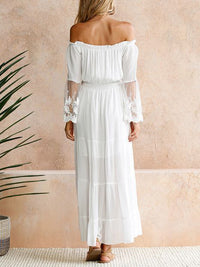 <tc>Maxi  φορεμα UMAYAL  λευκο</tc>