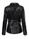 <tc>Leather τζακετ ADALINDA  μαυρο</tc>