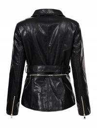 <tc>Leather τζακετ ADALINDA  μαυρο</tc>